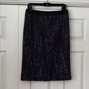 Boden Wool Tweed Notra Dame Pencil Skirt Sz 8 Long